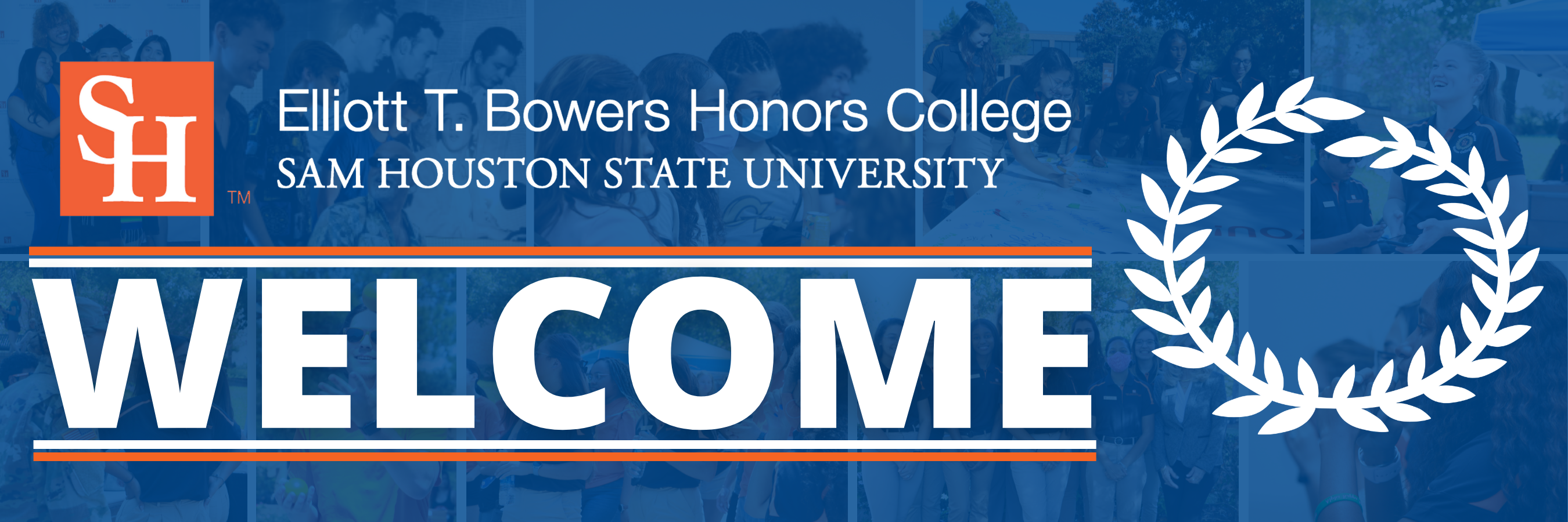 Honors welcome banner